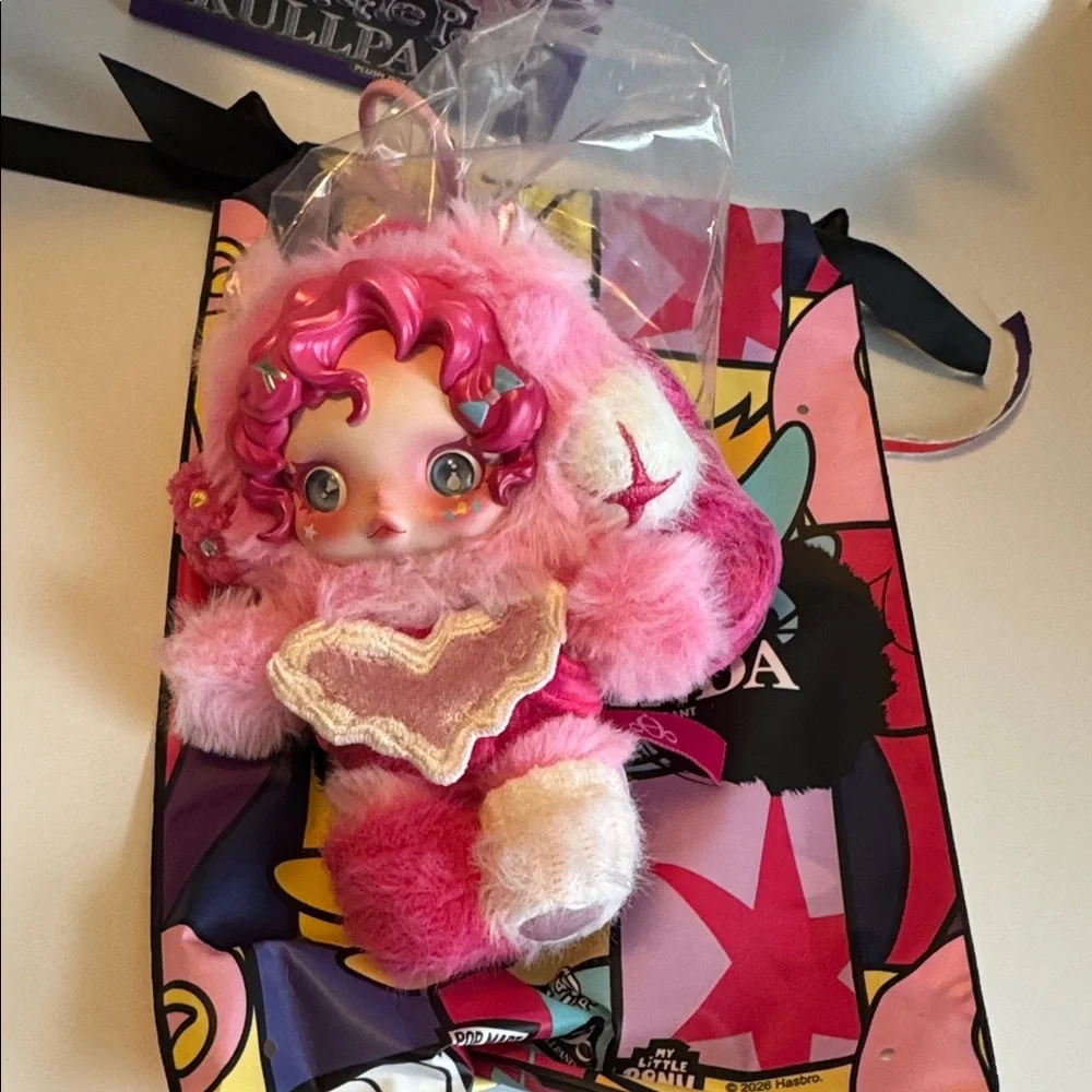 My little pony x skullpanda Popmart plush pendant fim pinkie pie - Picture 2 of 6